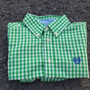 Chaps green dress shirt